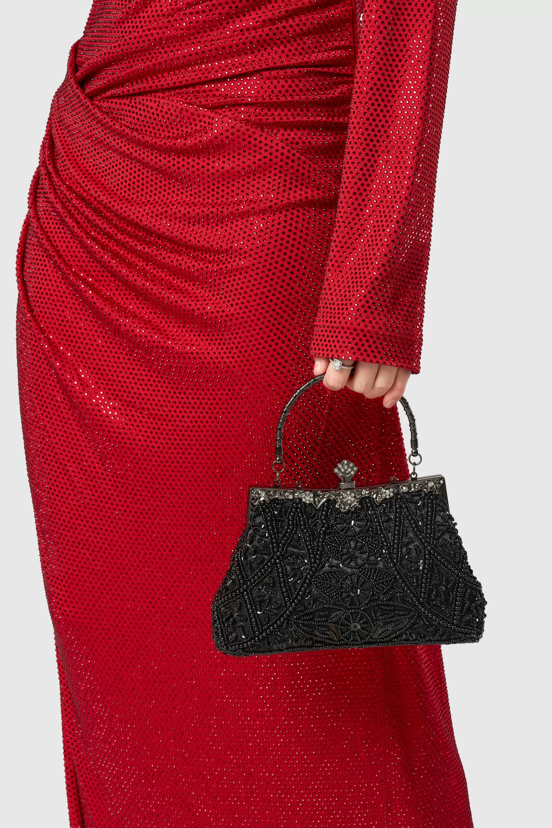 1920S Vintage Flapper Beaded Clutch-BABEYOND Clearance