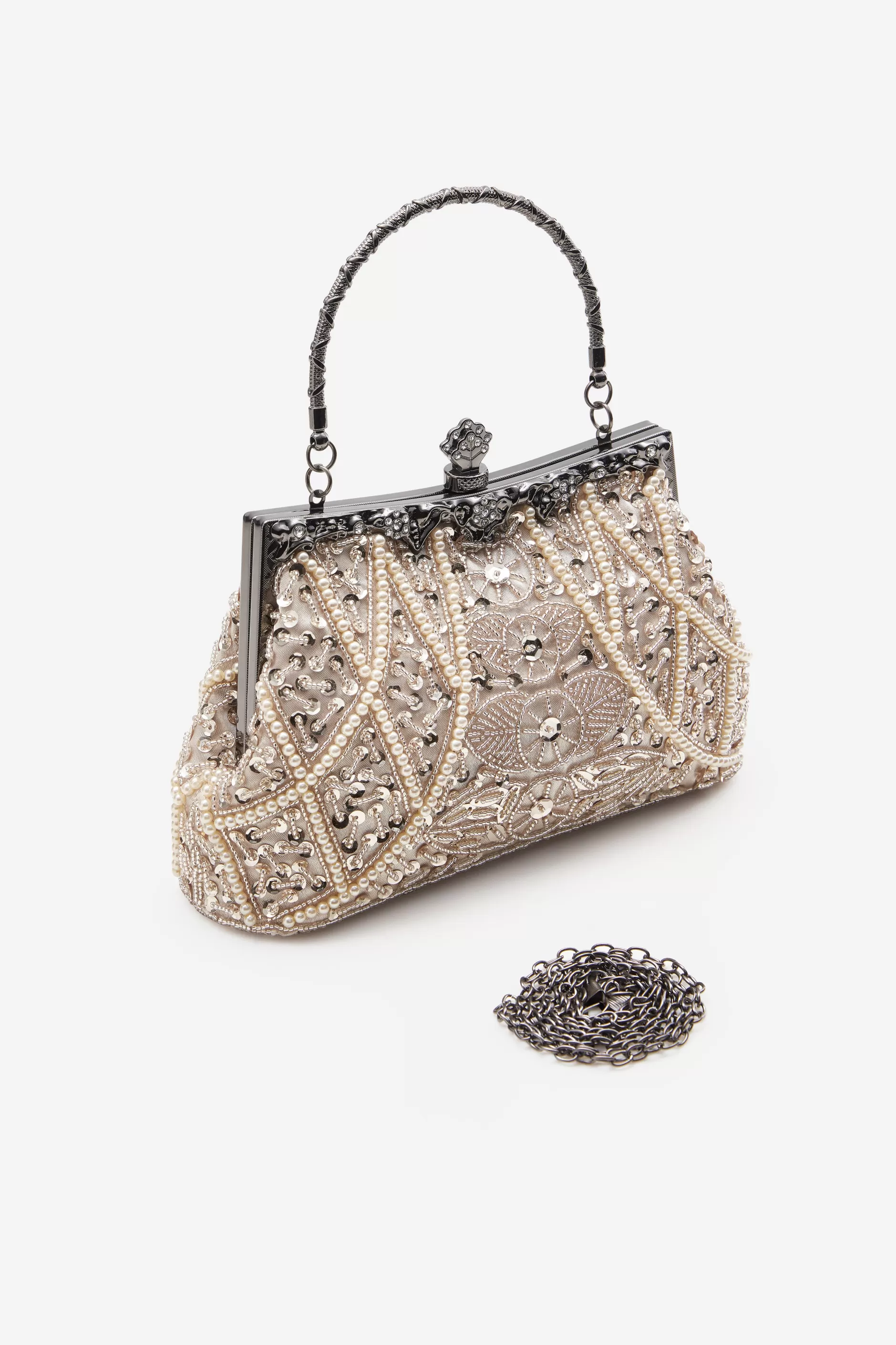 1920S Vintage Flapper Beaded Clutch-BABEYOND Clearance