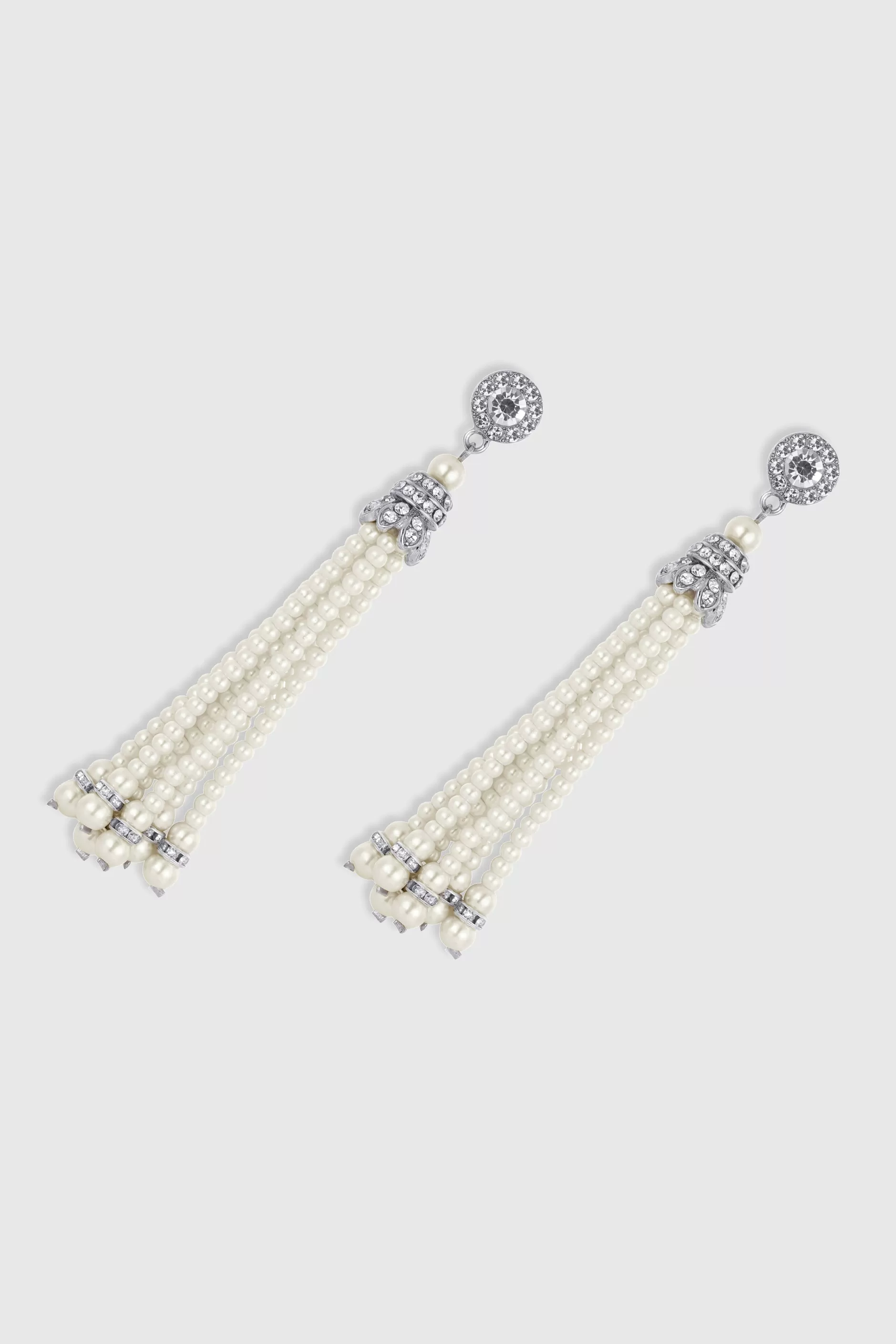 Delicate Vintage Tassel Pearl Earrings-BABEYOND Shop