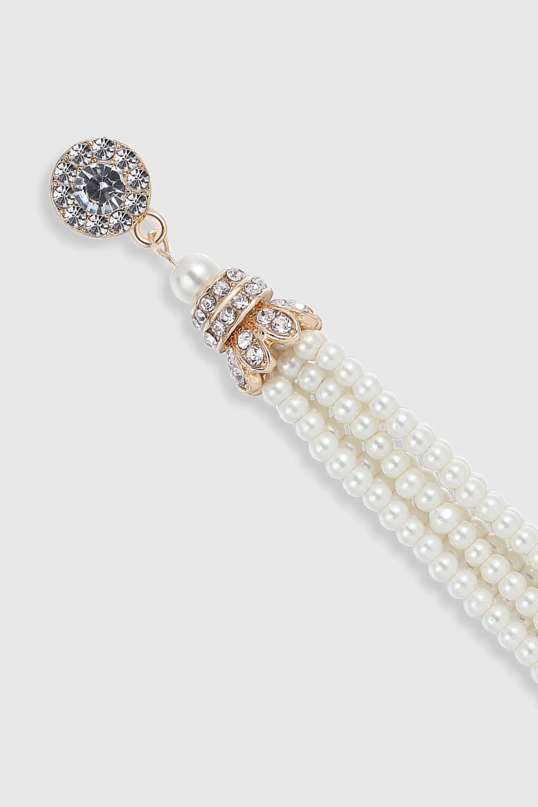 Delicate Vintage Tassel Pearl Earrings-BABEYOND Shop