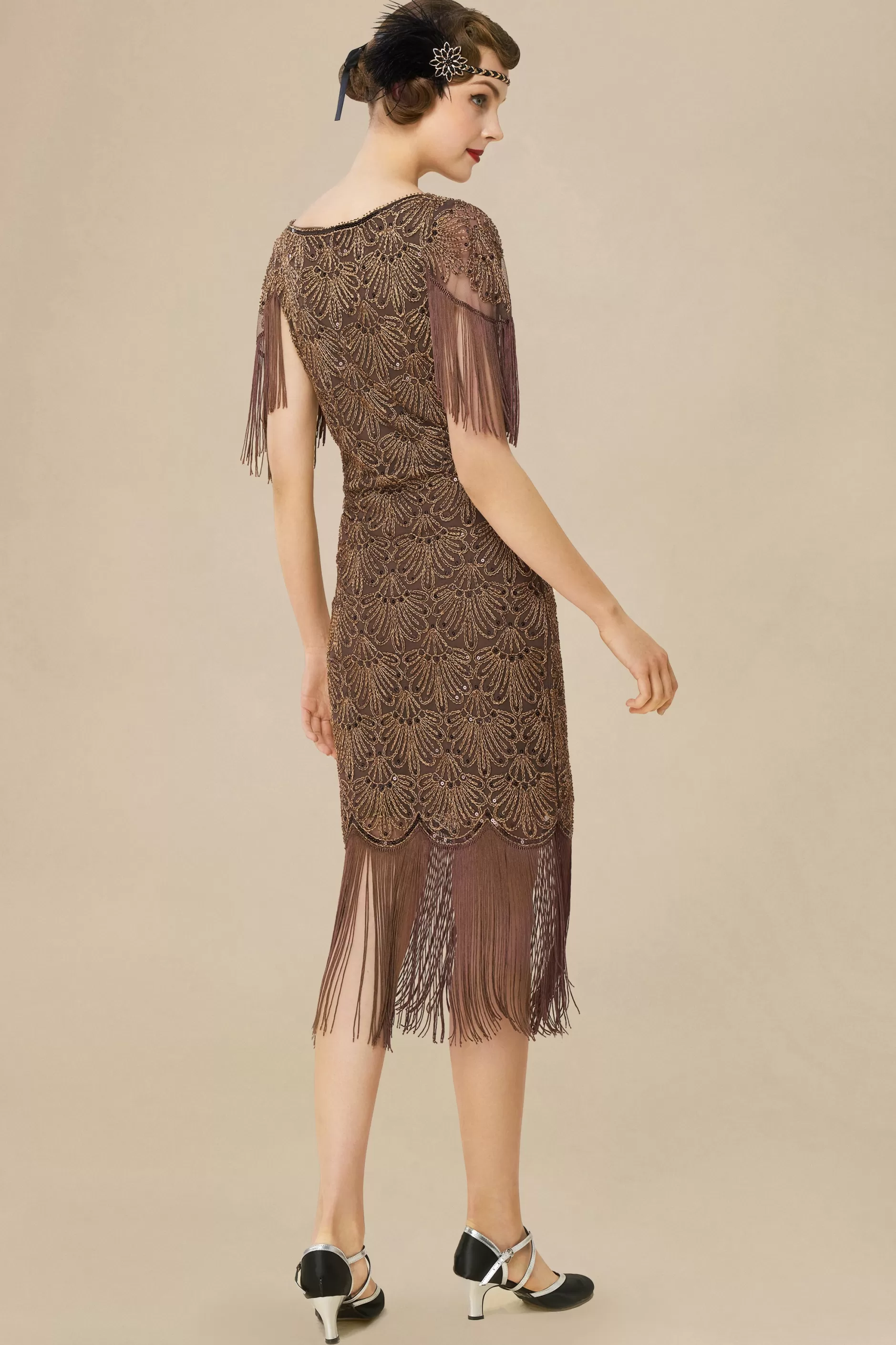 Embroidered Tassel Vintage Dress-BABEYOND Store