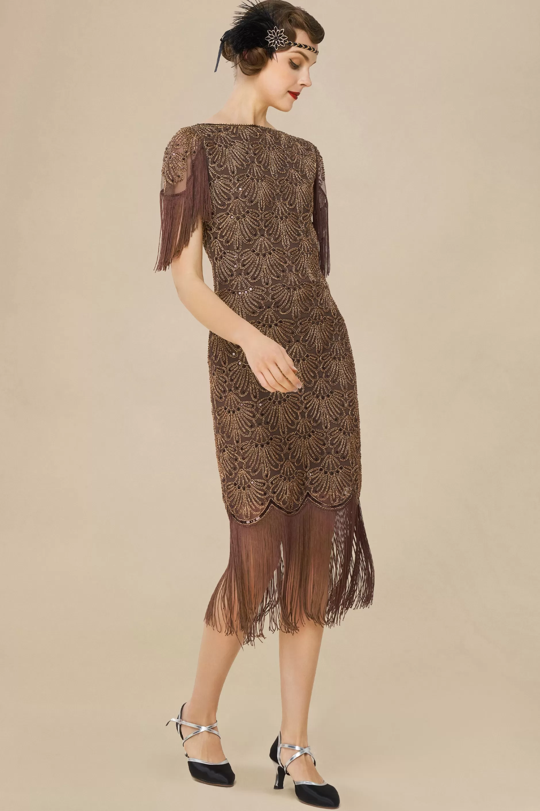 Embroidered Tassel Vintage Dress-BABEYOND Store