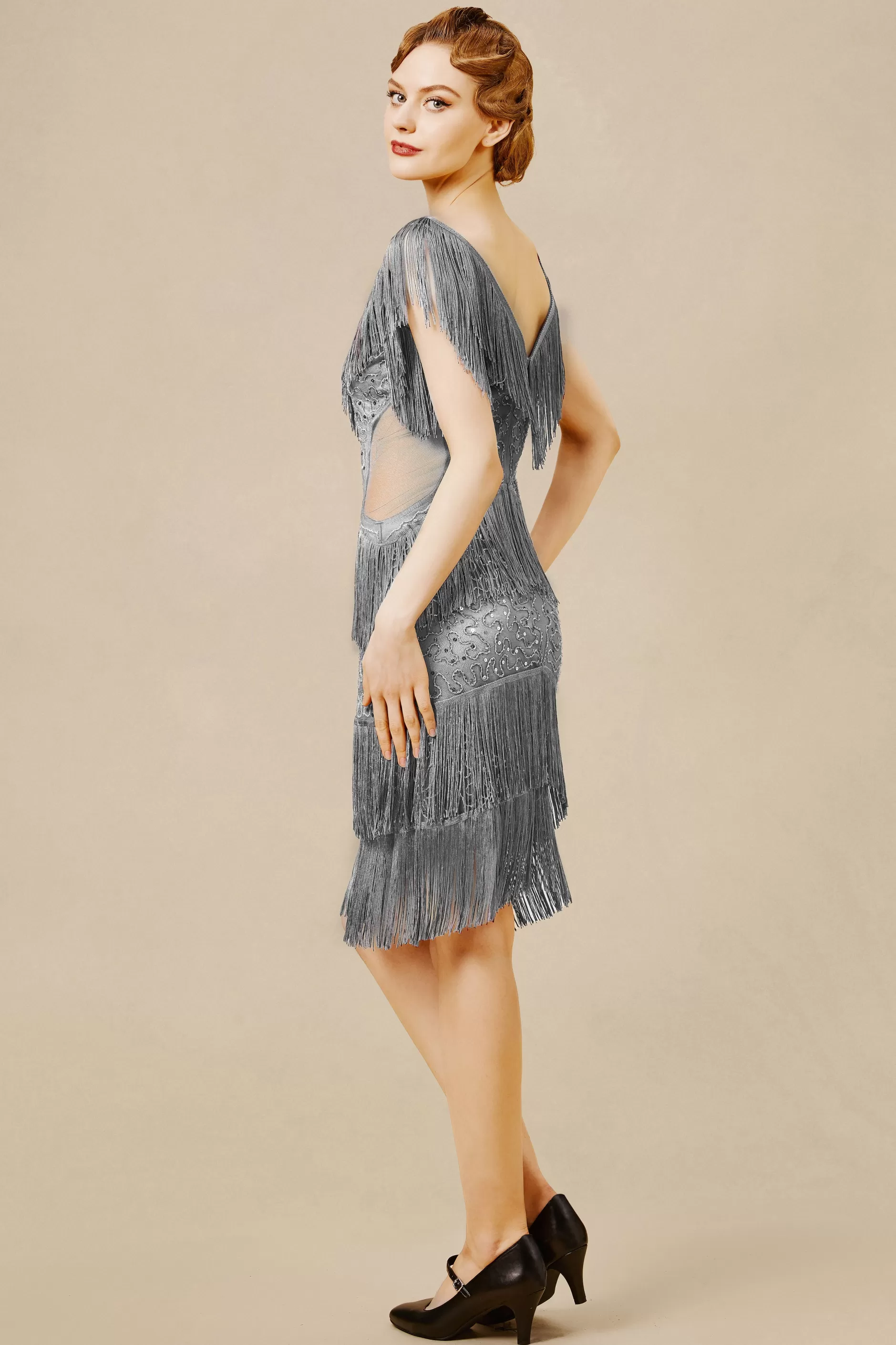 Embroidery Tassel Multi-Layered Dress-BABEYOND Discount