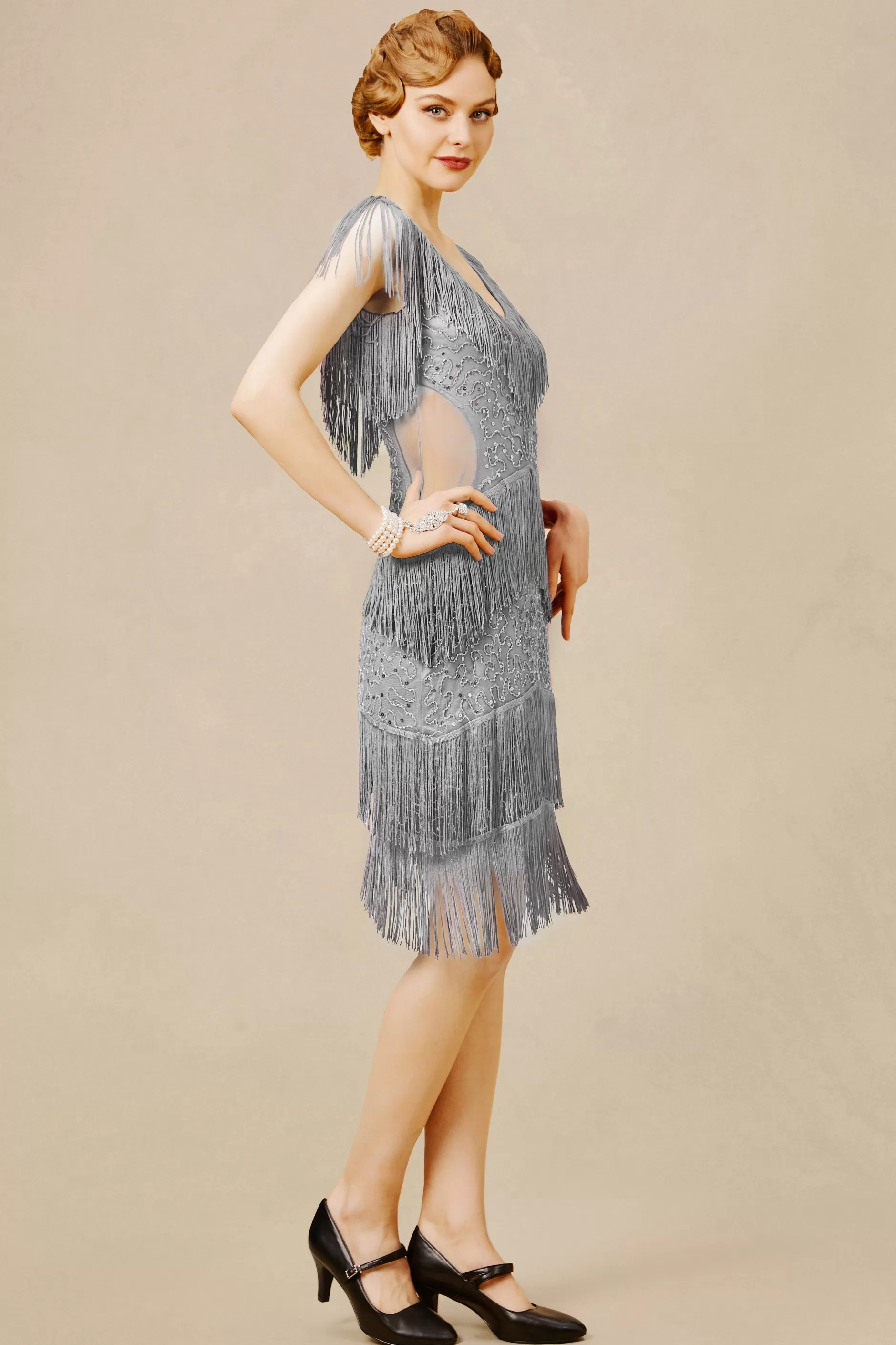 Embroidery Tassel Multi-Layered Dress-BABEYOND Discount