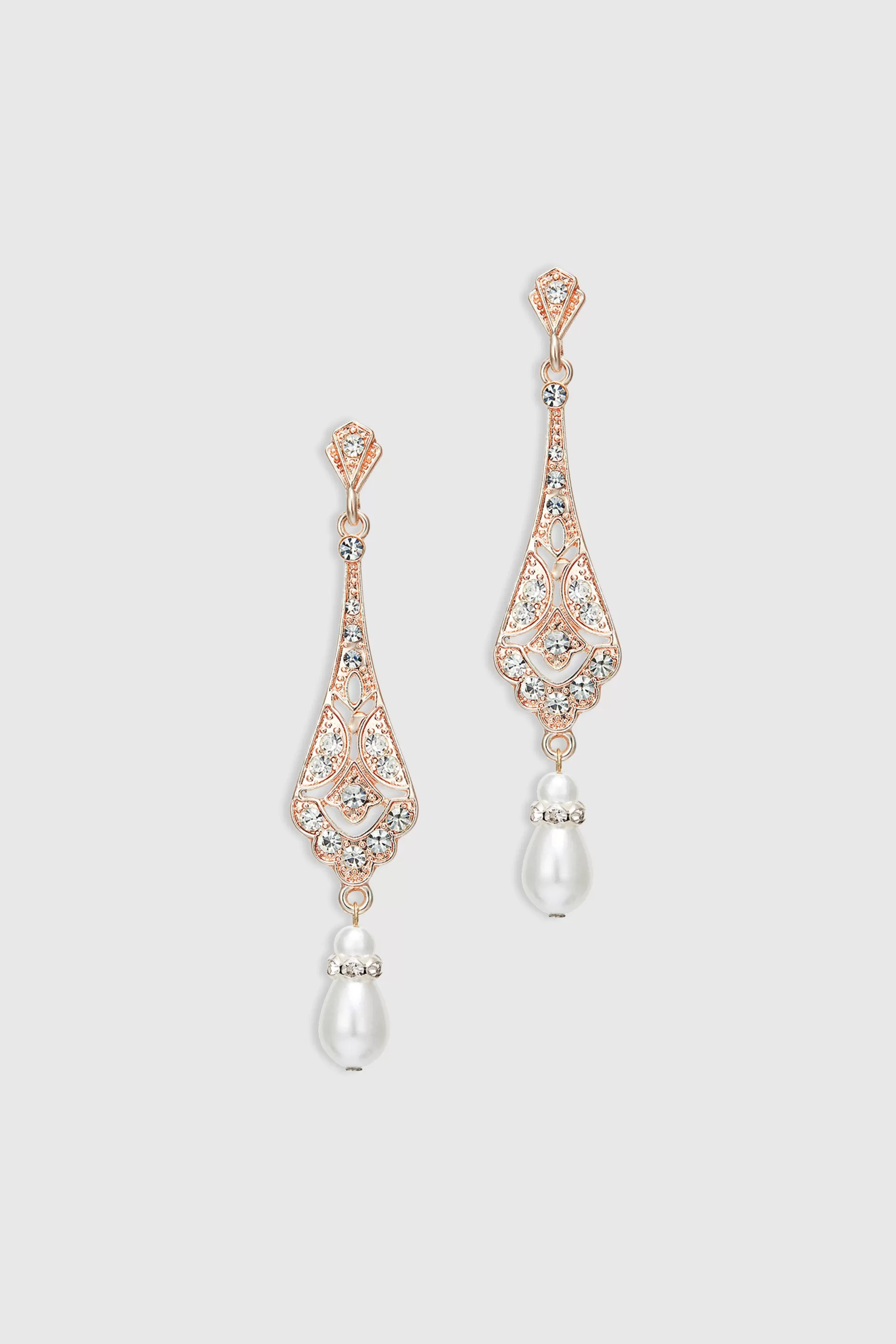 Stunning Vintage Crystal Studded Earrings-BABEYOND Discount