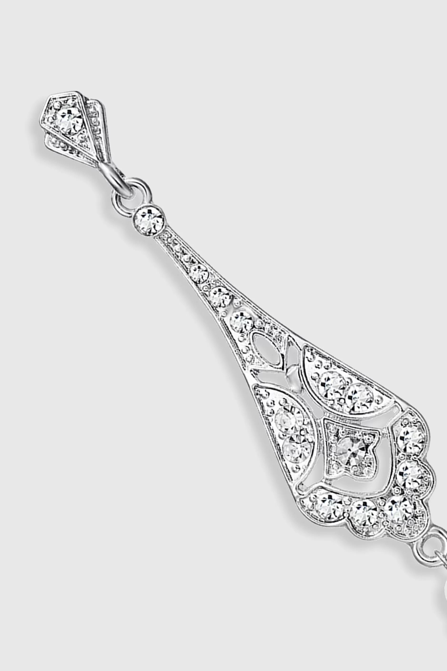 Stunning Vintage Crystal Studded Earrings-BABEYOND Discount