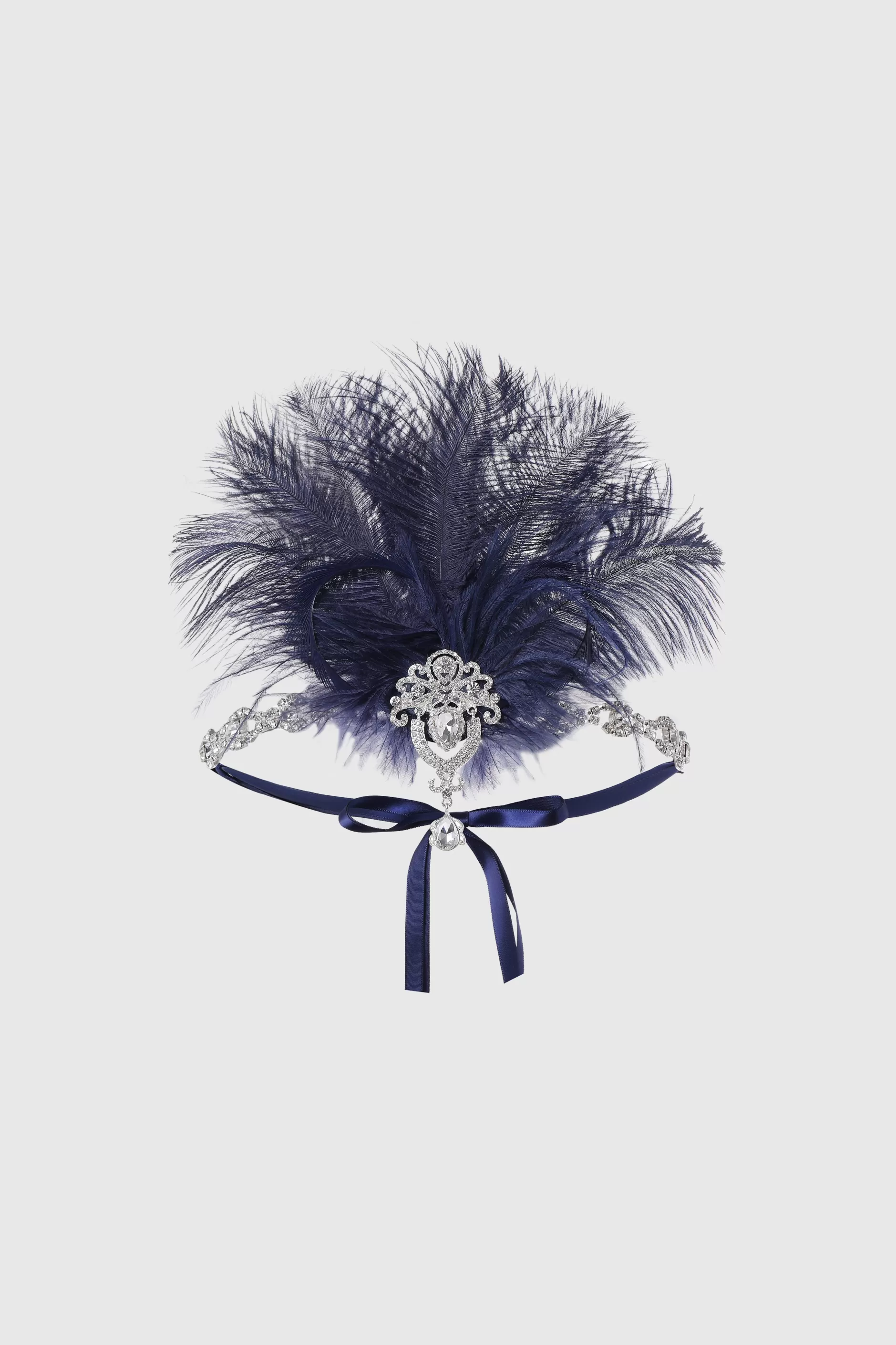 Vintage Crystal Feather Headband-BABEYOND Flash Sale