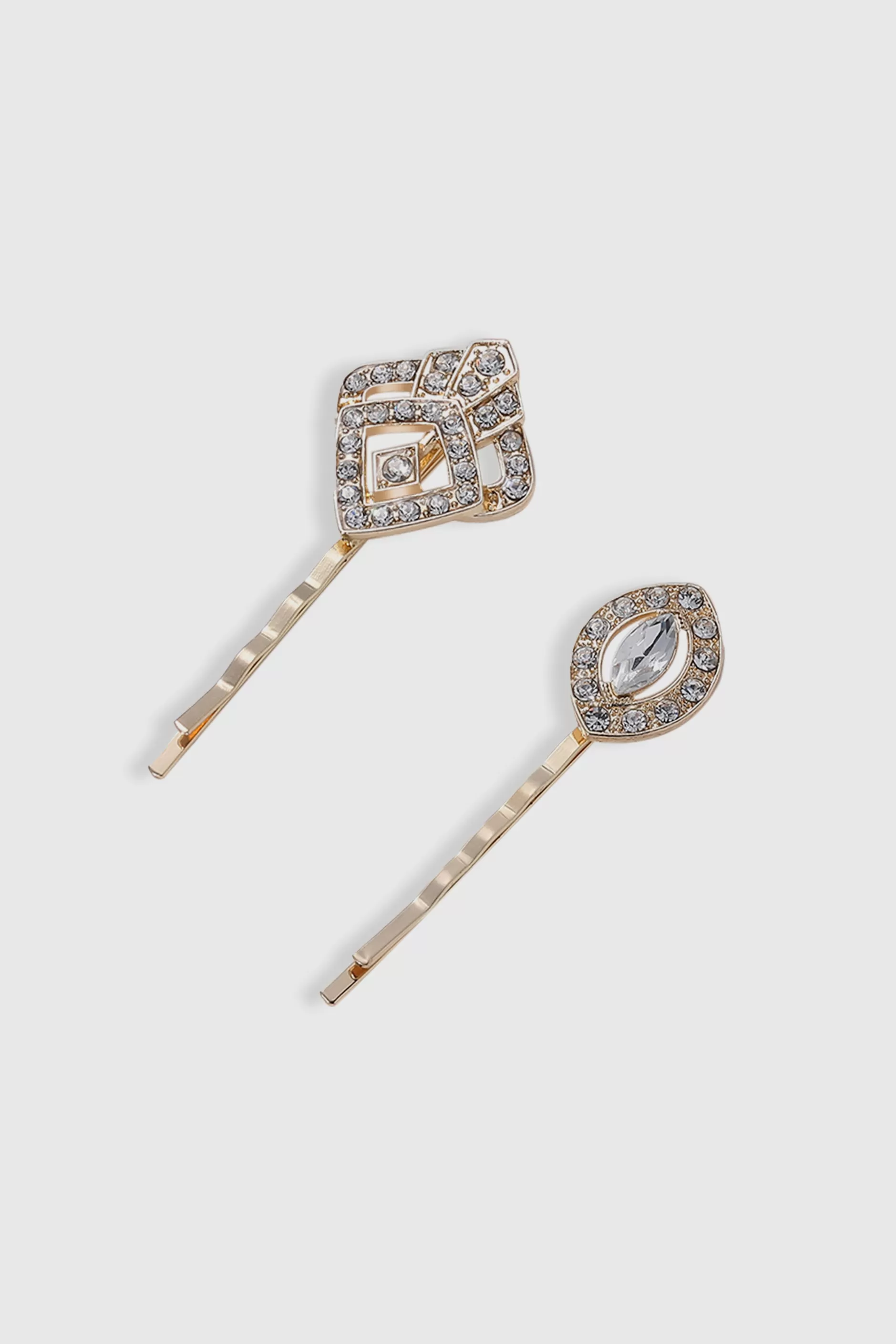 Vintage Crystal Rhinestone Hair Pin-BABEYOND Sale