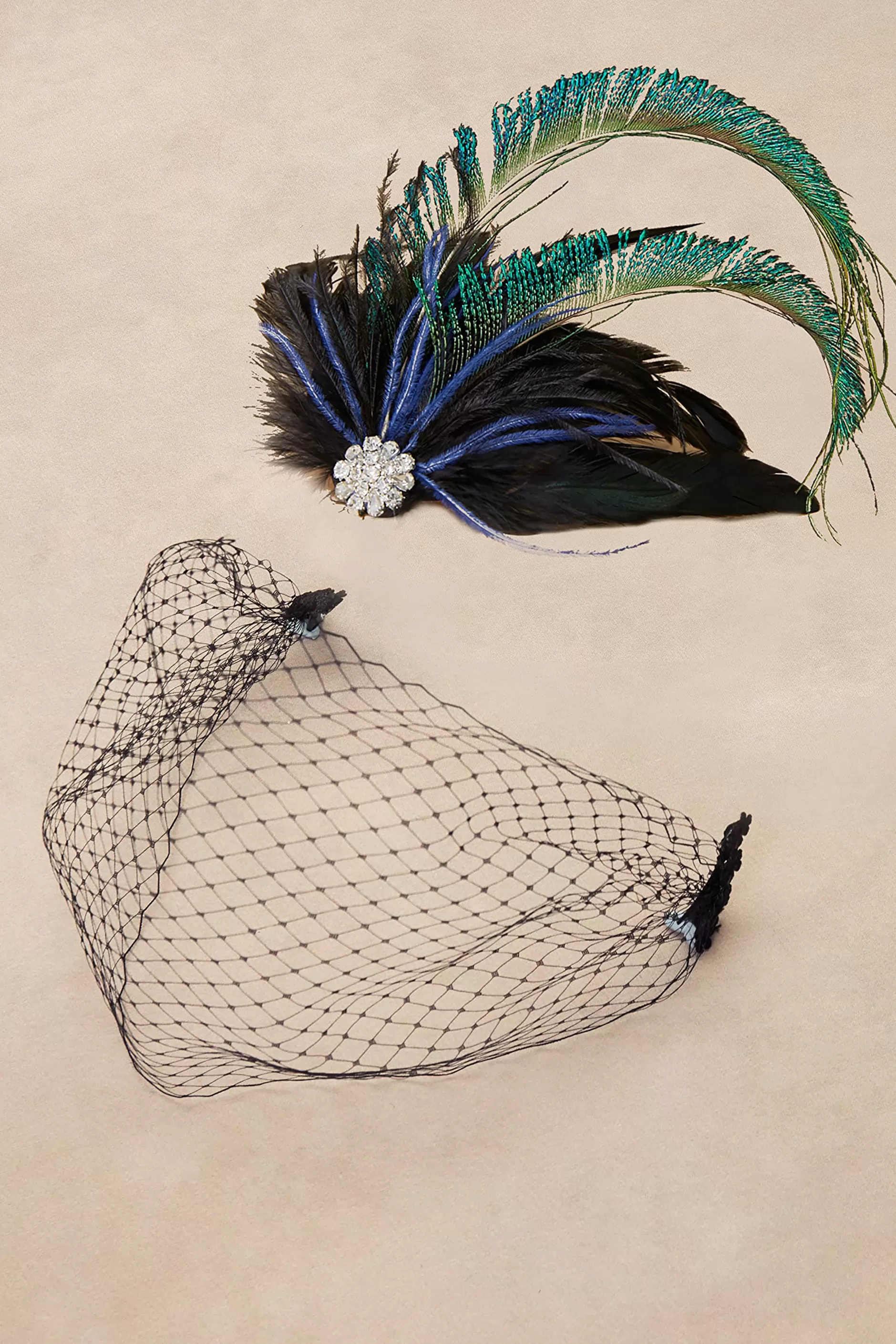 Vintage Peacock Tea Party Fascinator-BABEYOND Cheap
