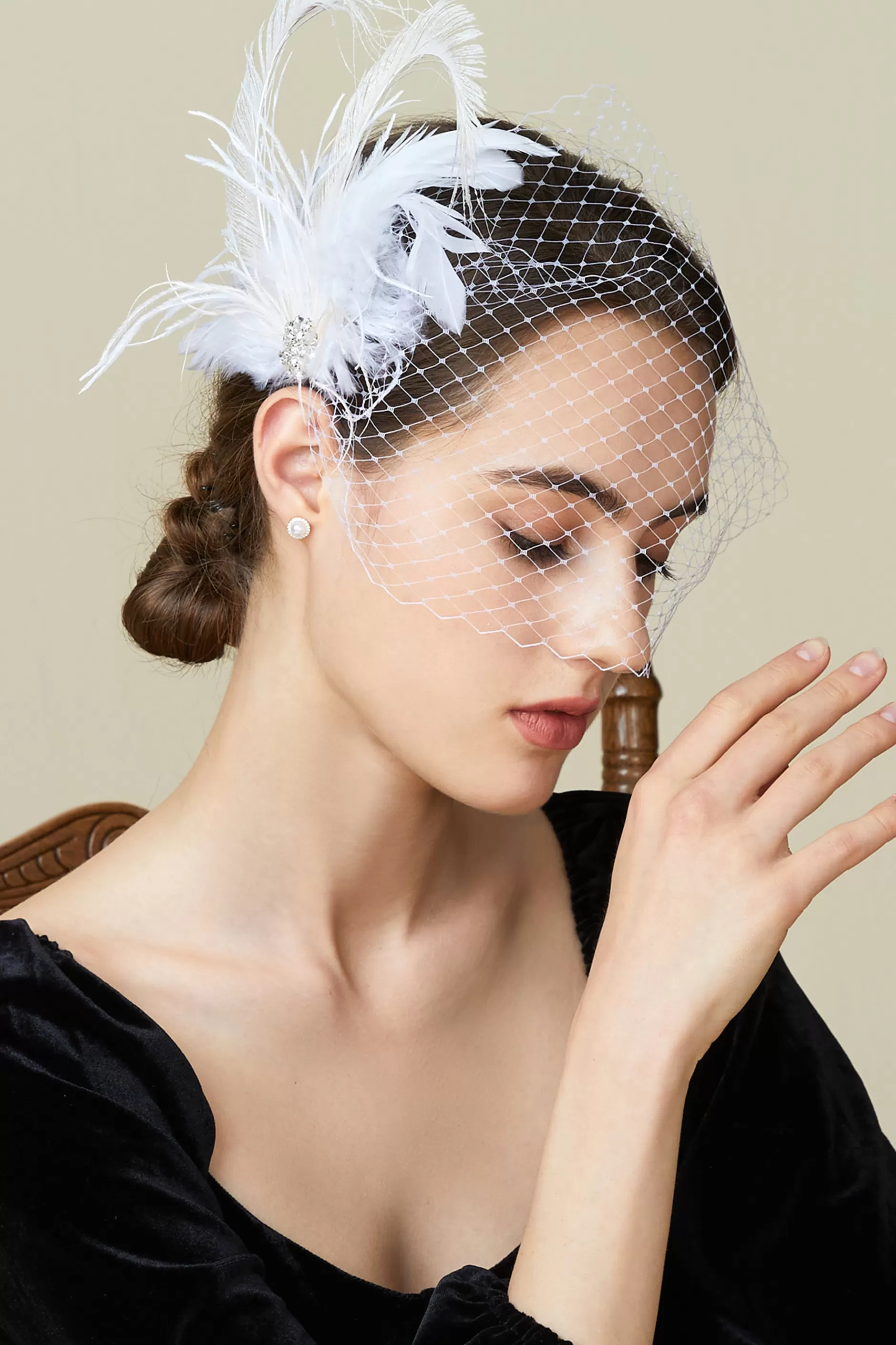 Vintage Peacock Tea Party Fascinator-BABEYOND Cheap