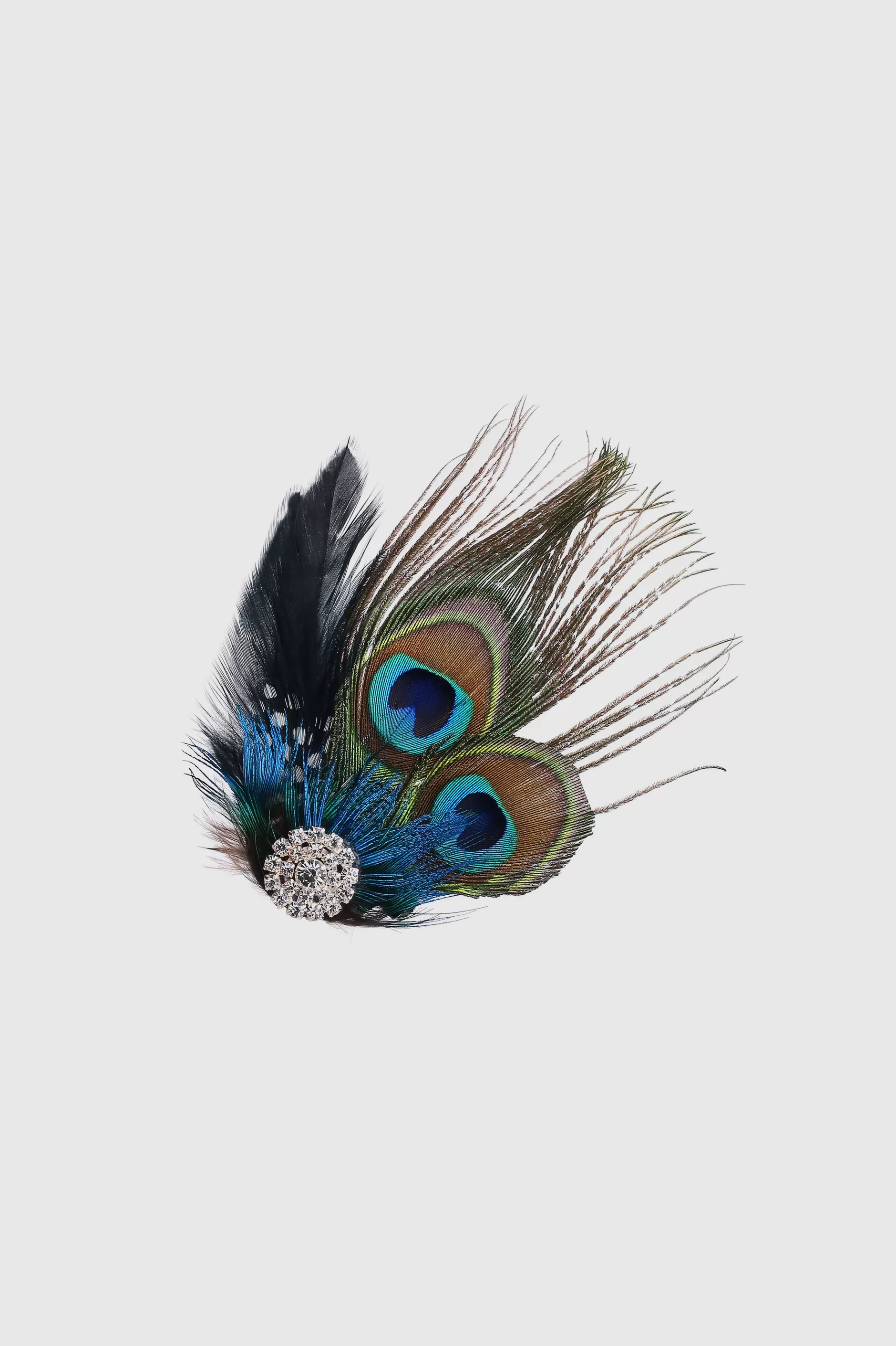 Vintage Rhinestone Hair Clip-BABEYOND Store