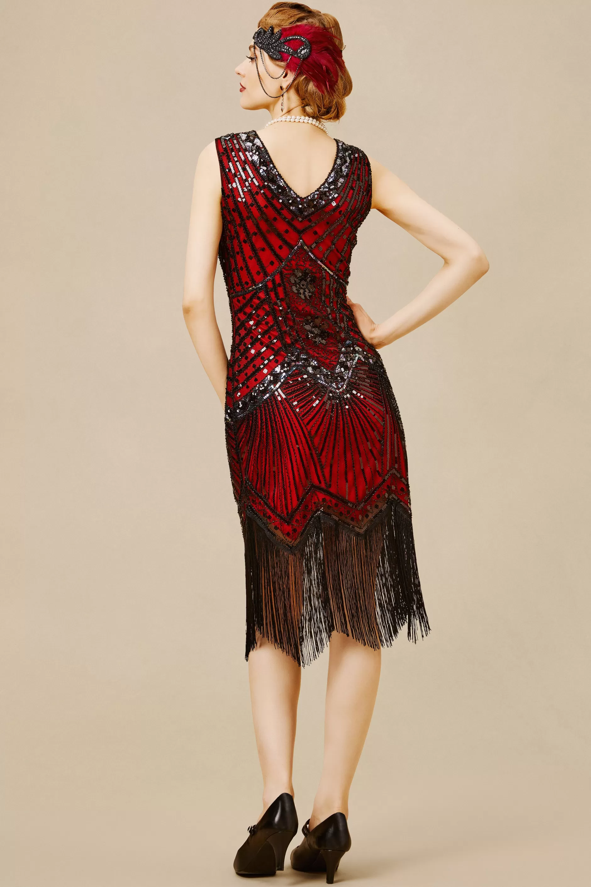 Vintage Sleeveless Cocktail Party Dress-BABEYOND Cheap