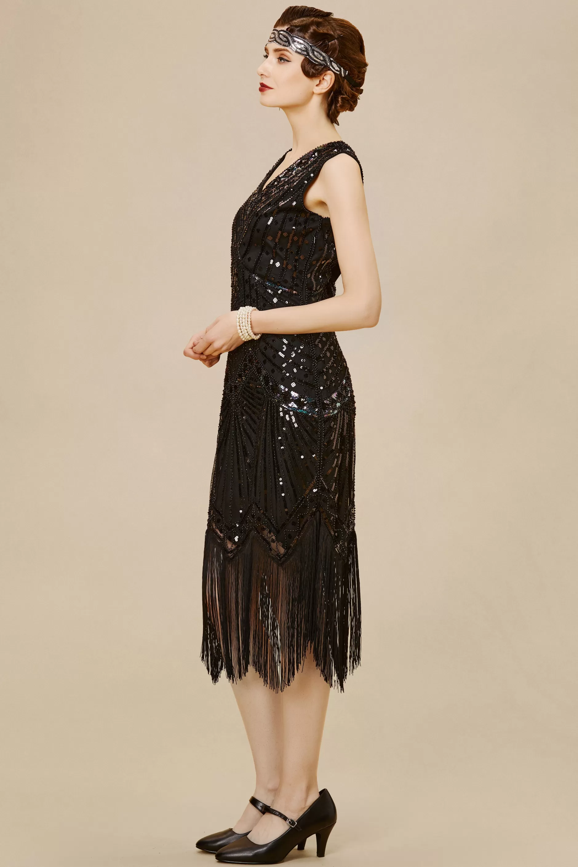 Vintage Sleeveless Cocktail Party Dress-BABEYOND Cheap