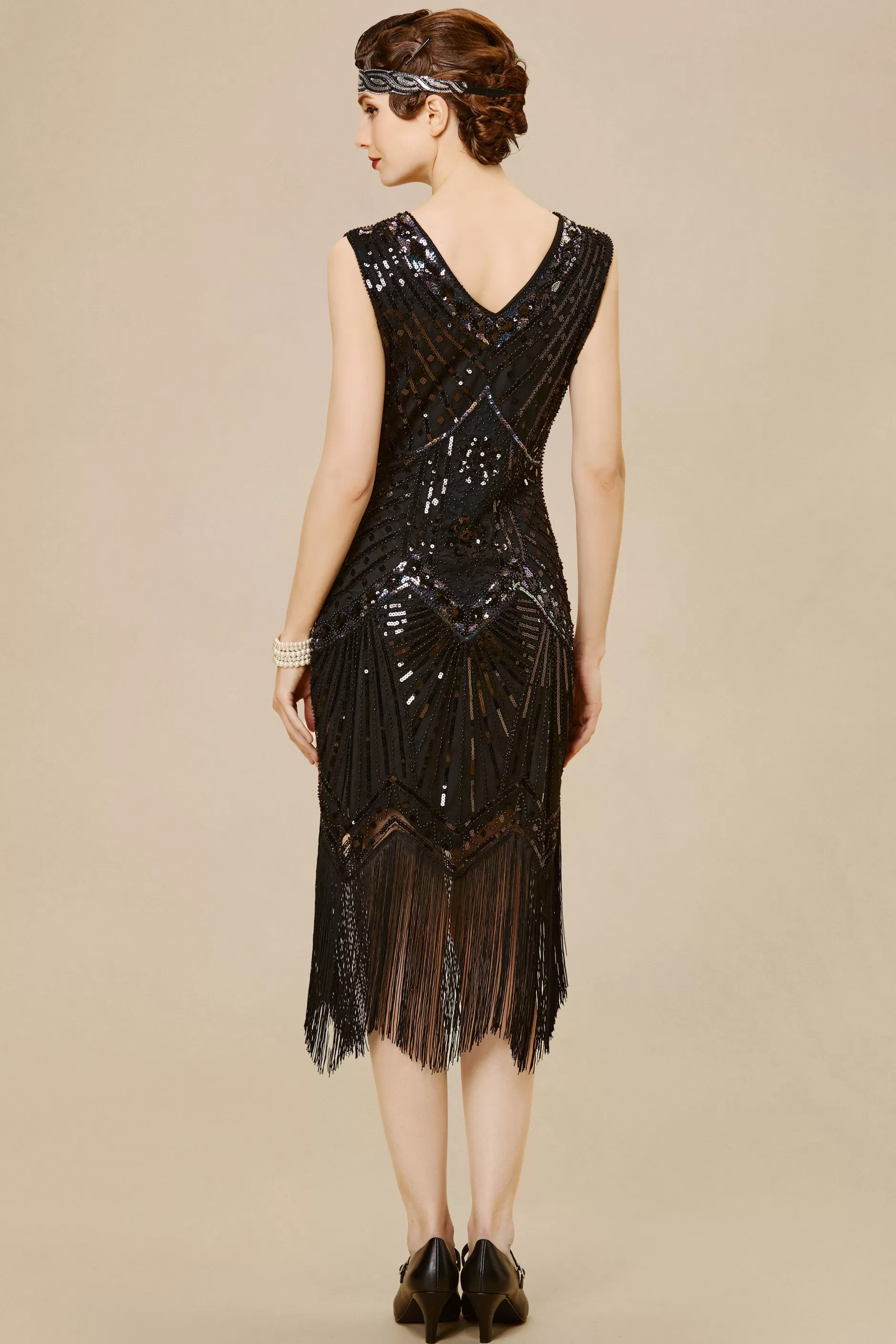 Vintage Sleeveless Cocktail Party Dress-BABEYOND Cheap