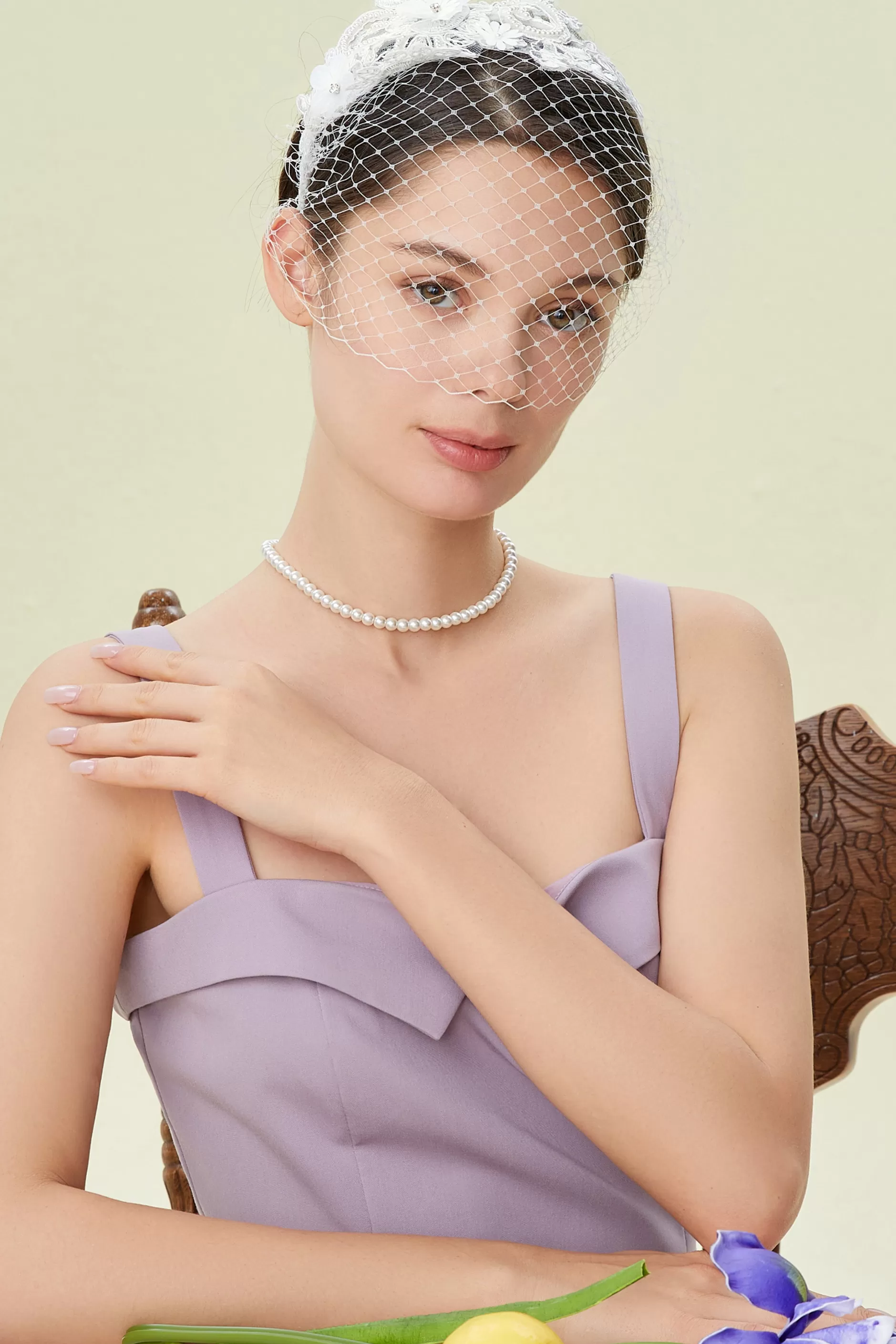 Vintage Veil Lace Cocktail Fascinator-BABEYOND Outlet