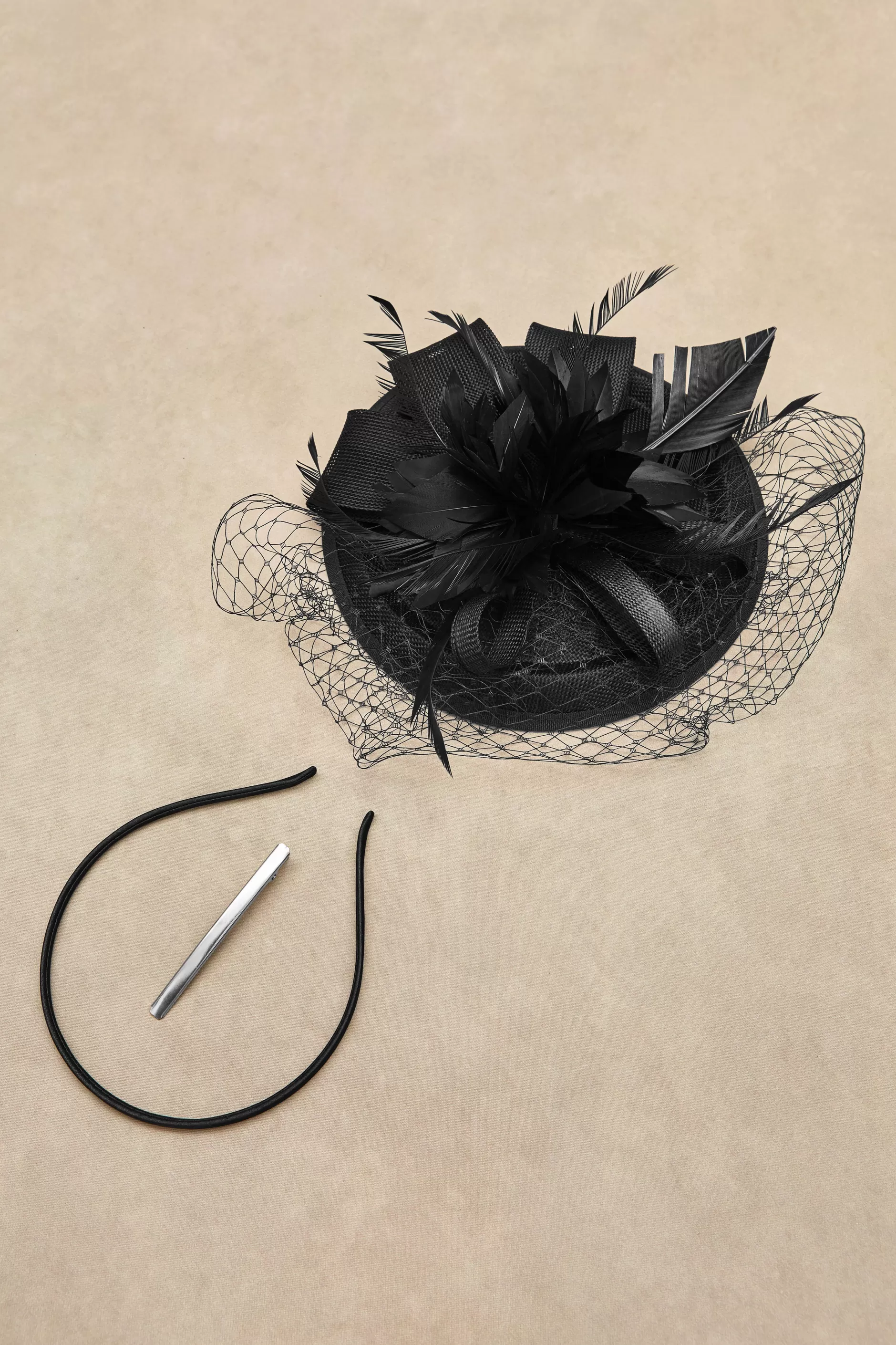 Vintage Veil Tea Party Fascinator-BABEYOND New